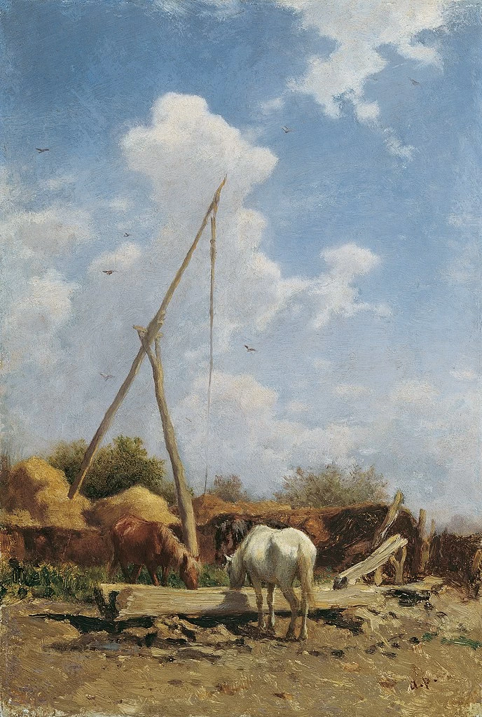 Abbeveratoio per cavalli ungherese - Österreichische Galerie Belvedere, Vienna